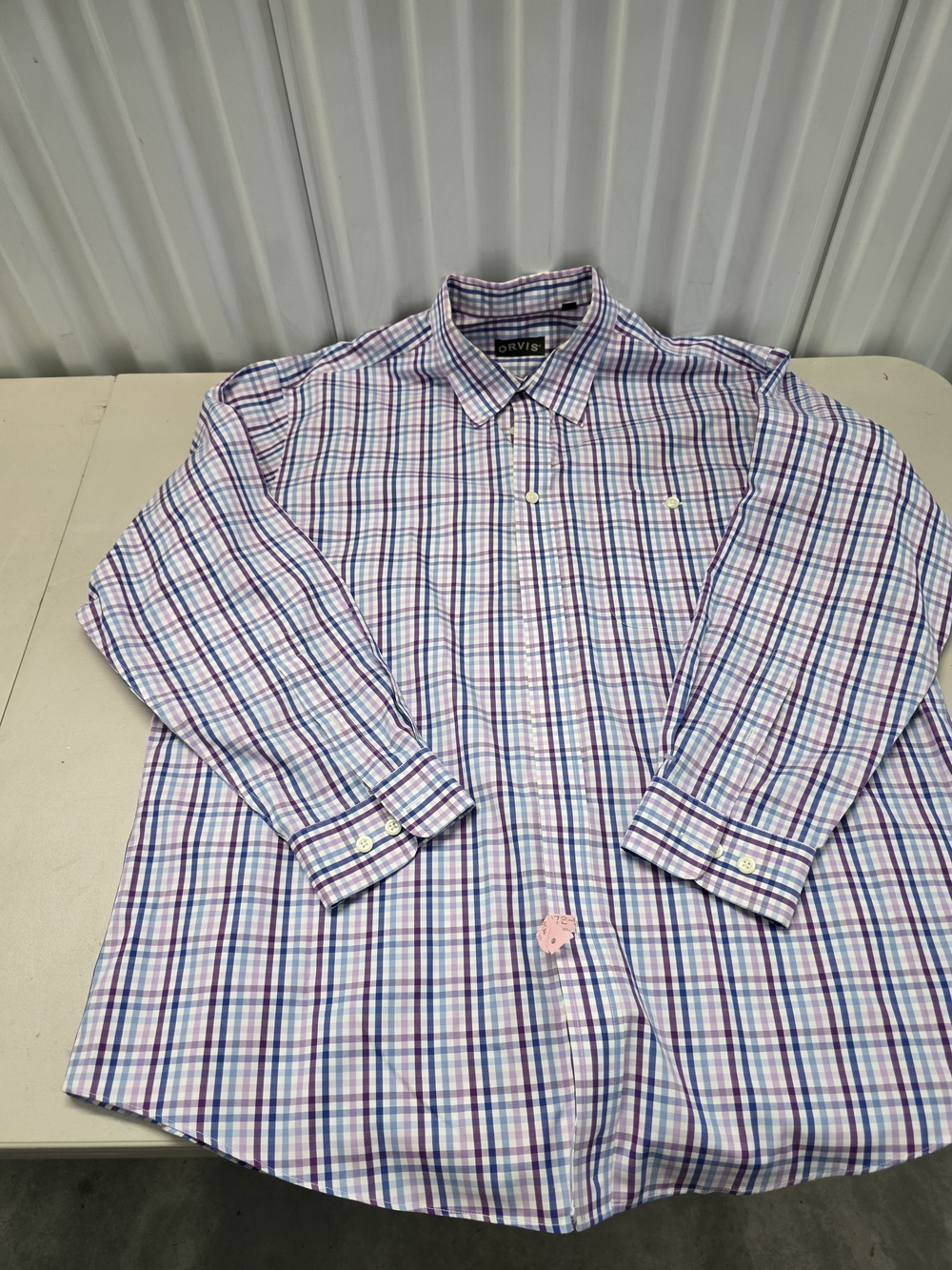 Orvis Multi Color Button Down Shirt Men's Size XL